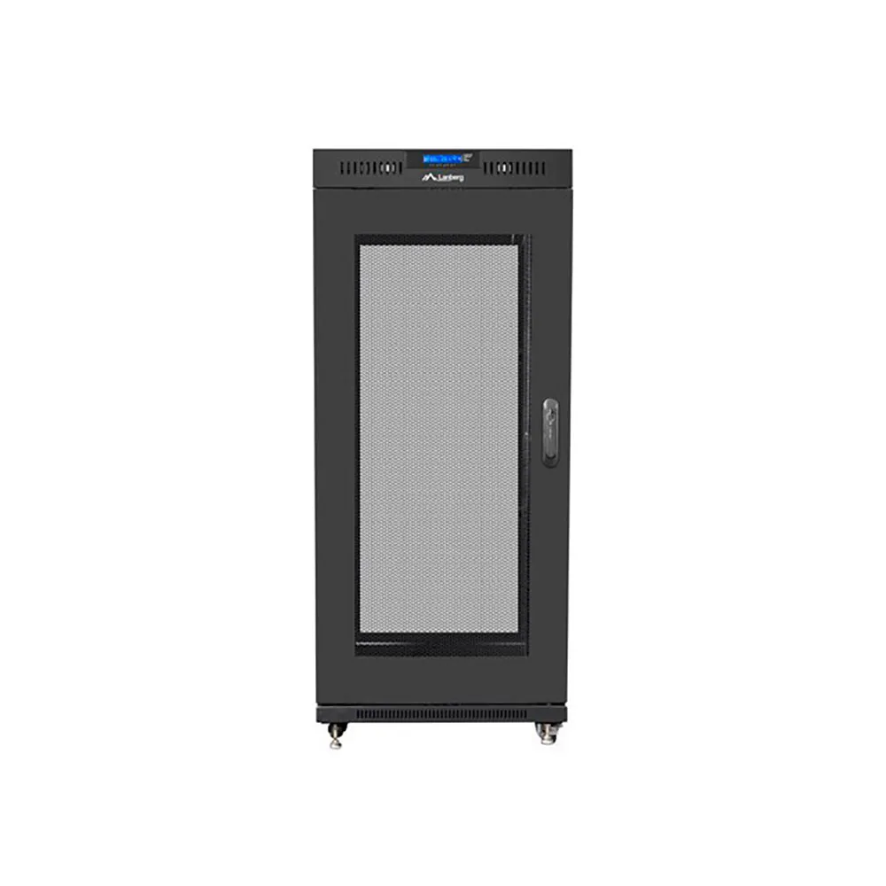 Lanberg FF01-8822-23BL rack 22U Vrijstaande rek Zwart