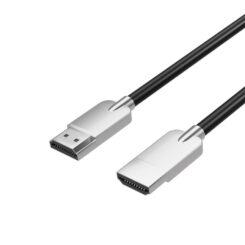 Flexline FL31-16155 HDMI kabel 1,5 m HDMI Type A (Standaard) Zwart, Grijs