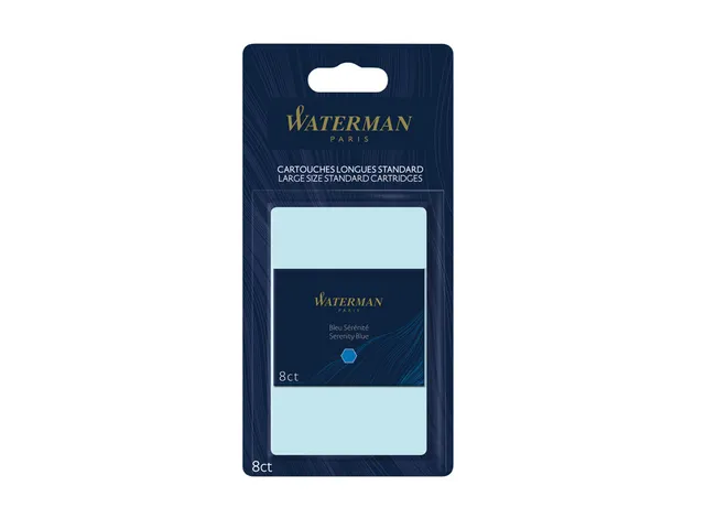 Waterman S0713021 penvulling Blauw 8 stuk(s)