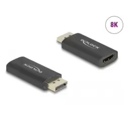 DeLOCK 61055 tussenstuk voor kabels DisplayPort HDMI Zwart
