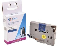 G&G 18776 labelprinter-tape Gold on blue TZe