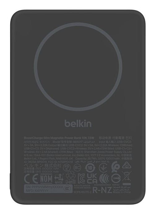 BELKIN BOOSTCHARGE 10k 7.5w Slim Powerba