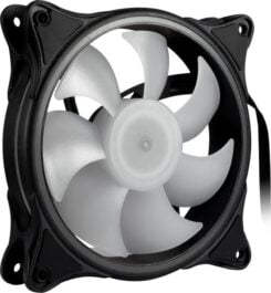 Inter-Tech Argus RS-08 Computer behuizing Ventilator 12 cm Zwart, Wit 3 stuk(s)