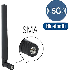 DeLOCK 12634 antenne Omnidirectionele antenne SMA 1,3 dBi