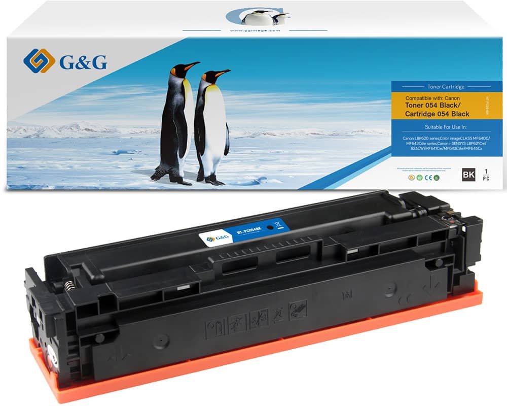 G&G NT-PC054BK tonercartridge 1 stuk(s) Compatibel Geel