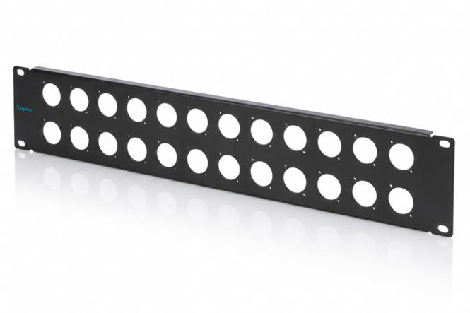 Digitus 2U panel for D-type modules, 24-port