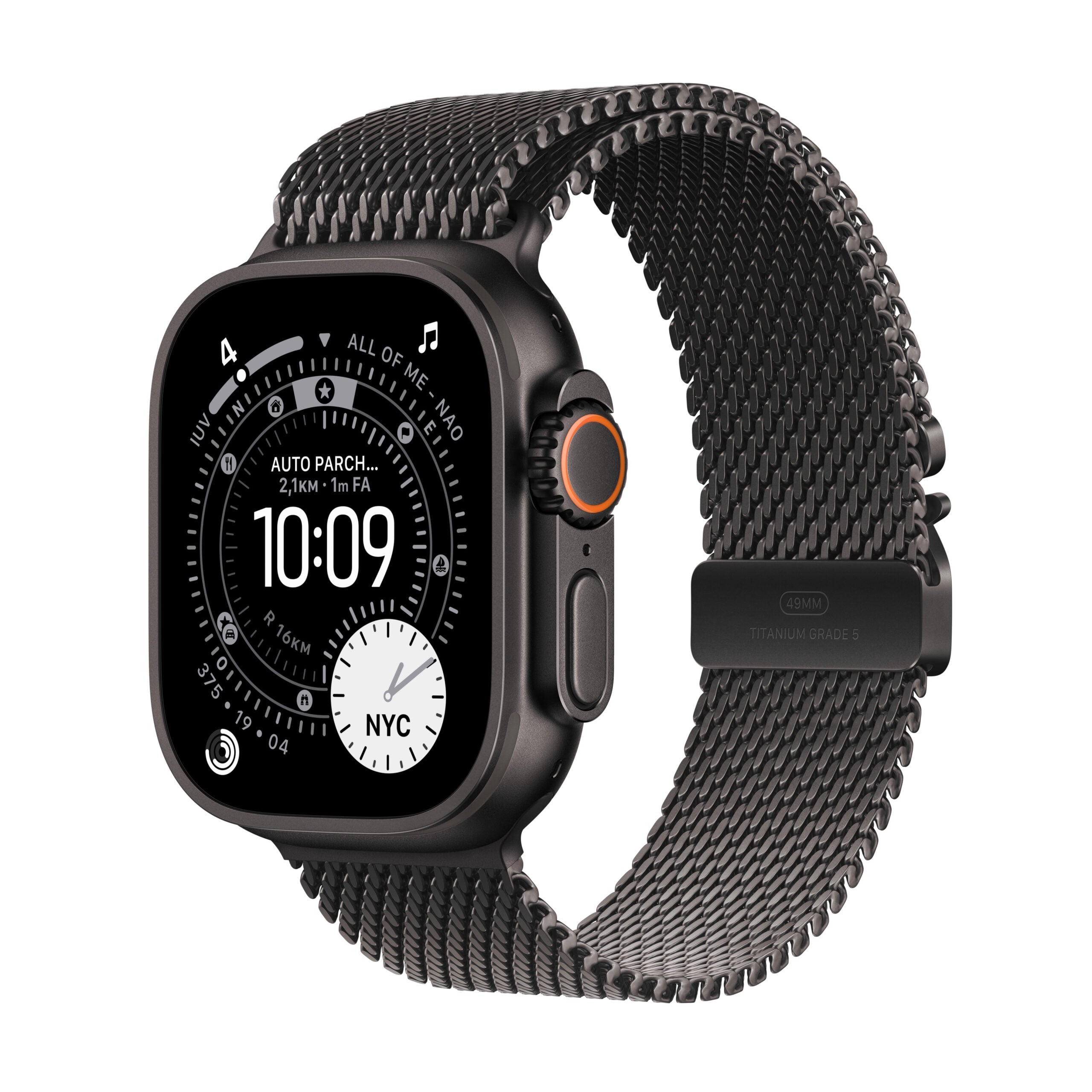 APPLE WATCH ULTRA3 49 BK TI BK TML M-FGN