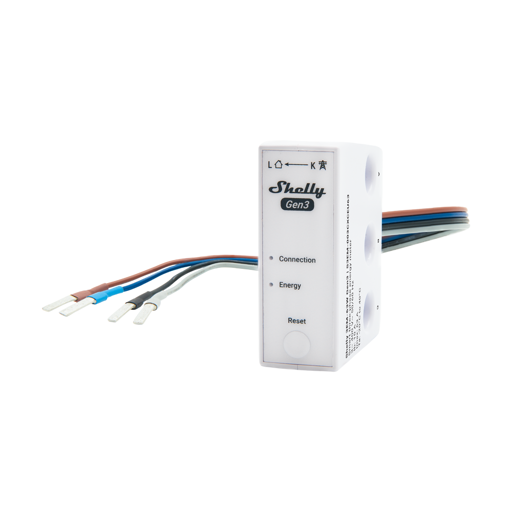 SHELLY 3EM-63W Gen3 Energy Meter