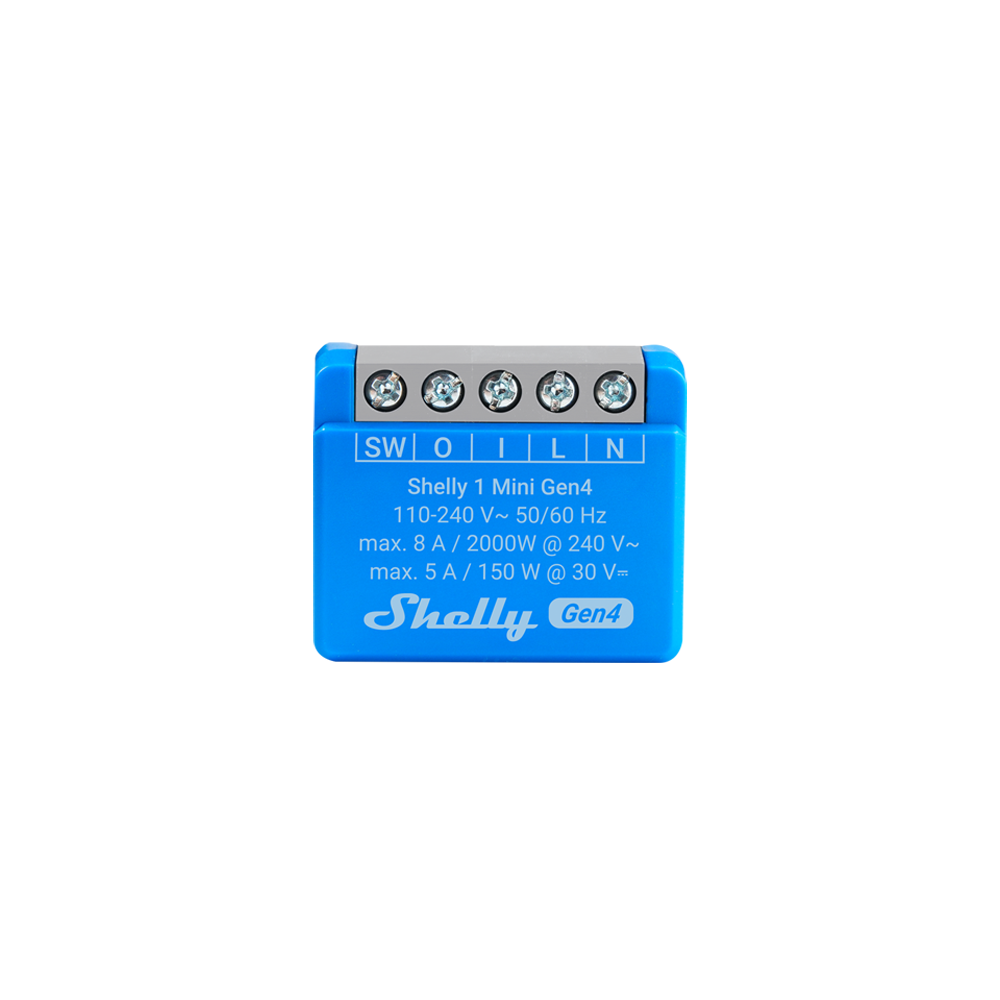 SHELLY 1 Mini Gen4 Smart Relay