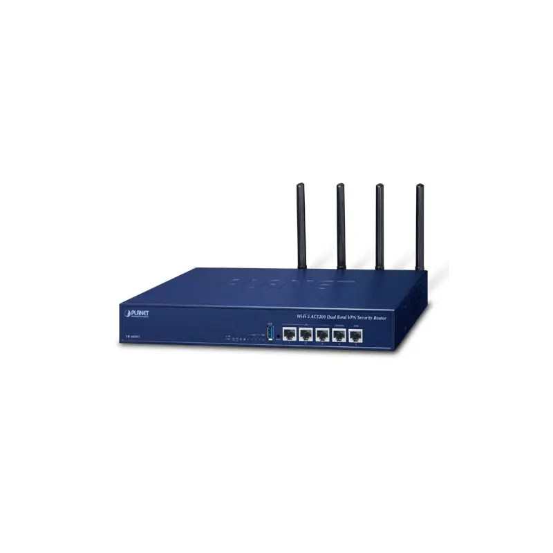 PLANET VR-300W5 draadloze router Gigabit Ethernet Blauw