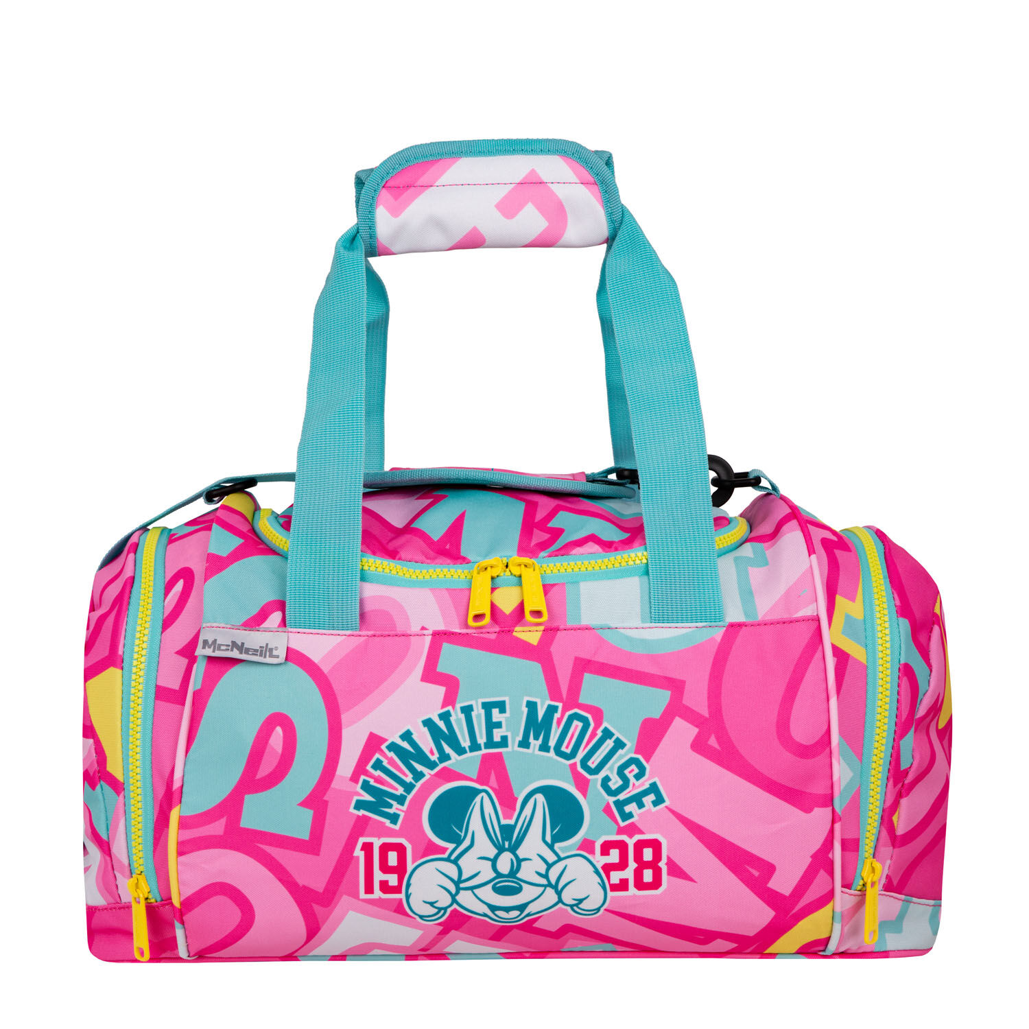 McNeill Minnie Mouse Blauw, Geel, Roze Meisjes Gymtas