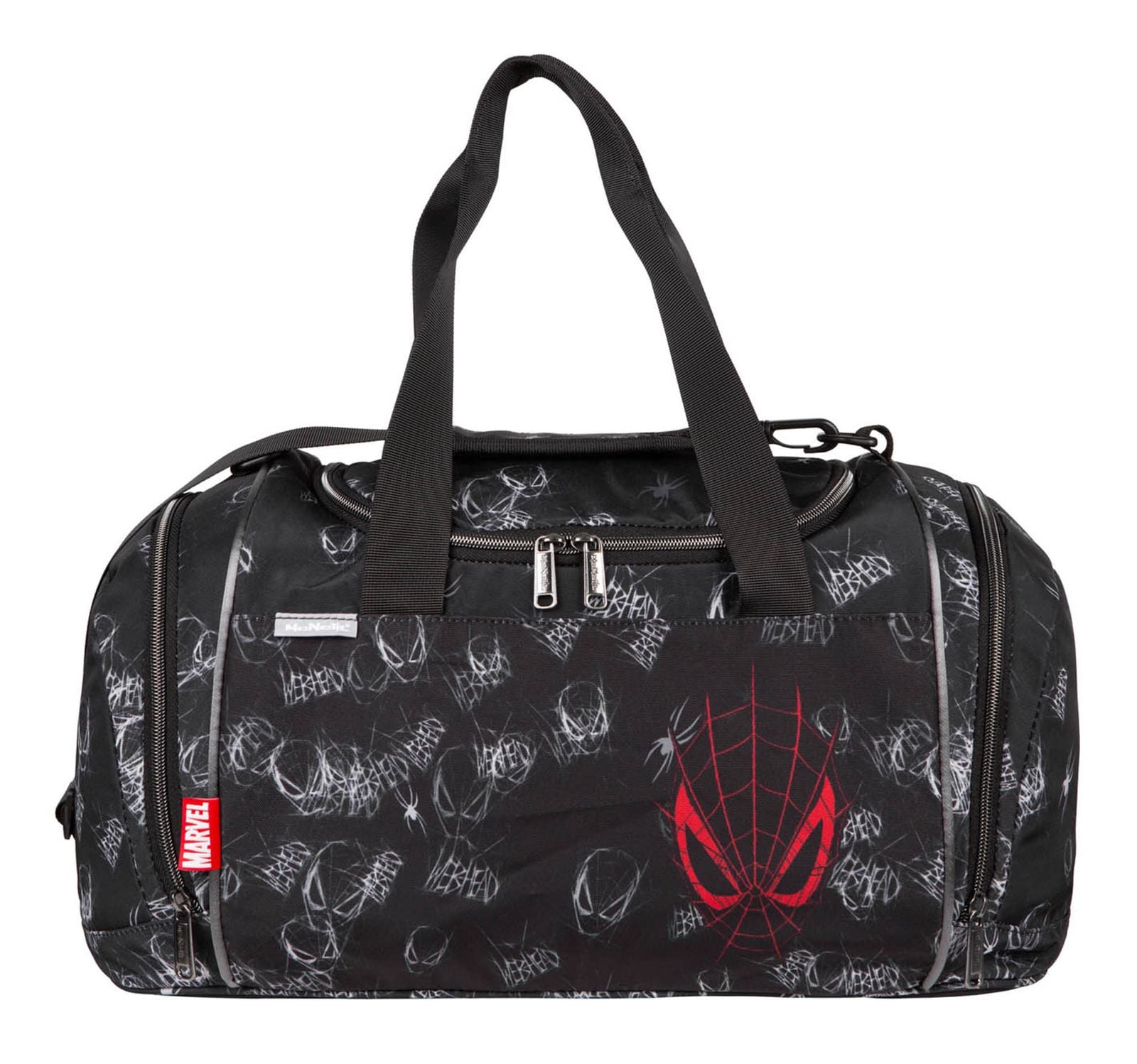 McNeill Spider-Man 2 Zwart, Wit, Rood Jongen Gymtas