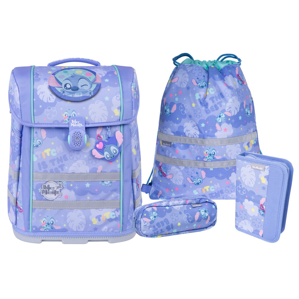 McNeill Schulranzen-Set PERFECTO 5tlg. DISNEY-STITCH II
