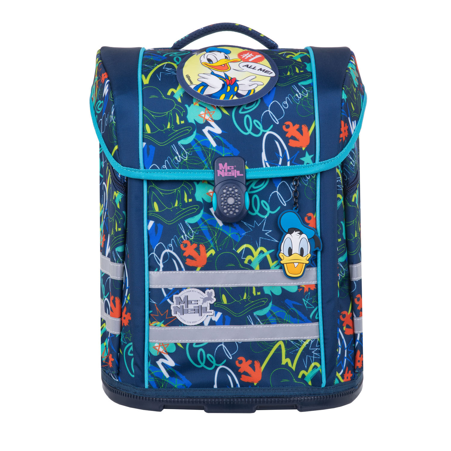 McNeill Donald Duck schooltasset Jongen/meisje Meerkleurig