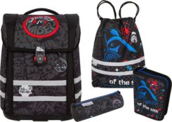 McNeill Darth Vader schooltasset Jongen Zwart, Grijs, Rood