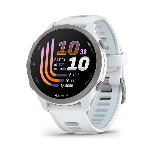 Garmin Forerunner 170 3,05 cm (1.2) AMOLED 30 mm Digitaal 390 x 390 Pixels Touchscreen Wit GPS