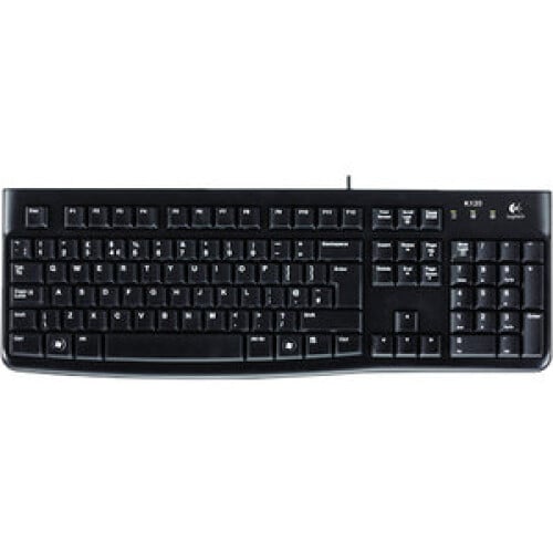 LOGI K120 Corded Keyboard black (ESP)