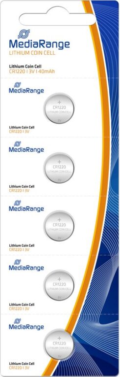 MediaRange MRBAT134 huishoudelijke batterij Wegwerpbatterij CR1220 Lithium