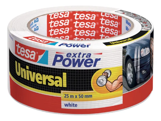 TESA 56388-00002-15 duct tape Geschikt voor gebruik binnen Geschikt voor buitengebruik 25 m Wit