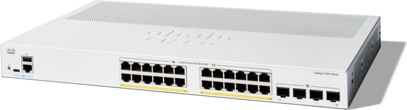 Catalyst 1200 24p GE PoE 4x1G SFP