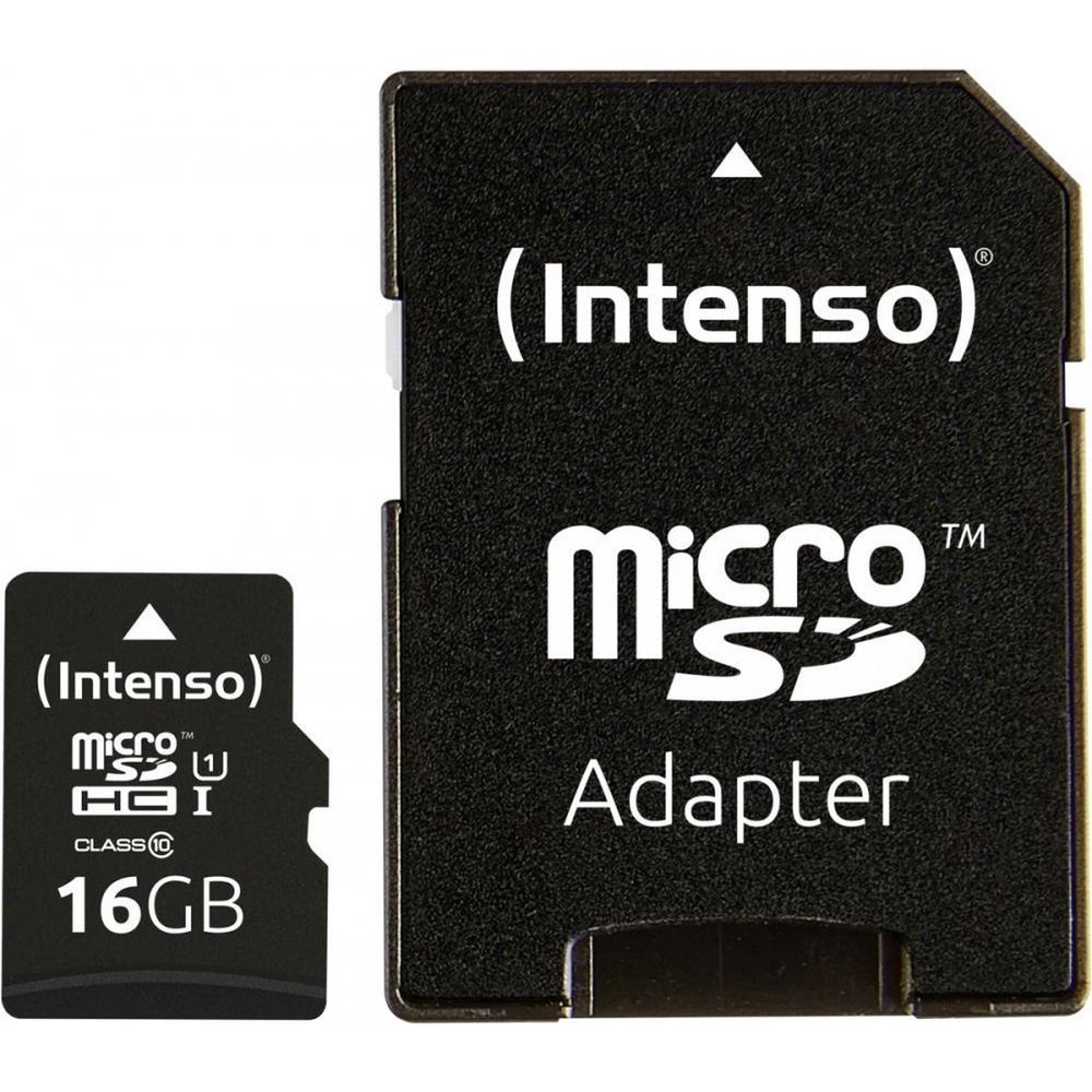 INTENSO MICROSD CARD UHS-I GEHEUGENKAART / 16GB SDHC PROFESSIONAL /GESCHIKT VOOR DIVERSE APPARATEN