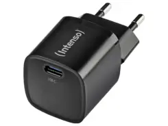 INTENSO POWER ADAPTER W30C*2 / GAN TECHNOLOGIE / KLEUR ZWART