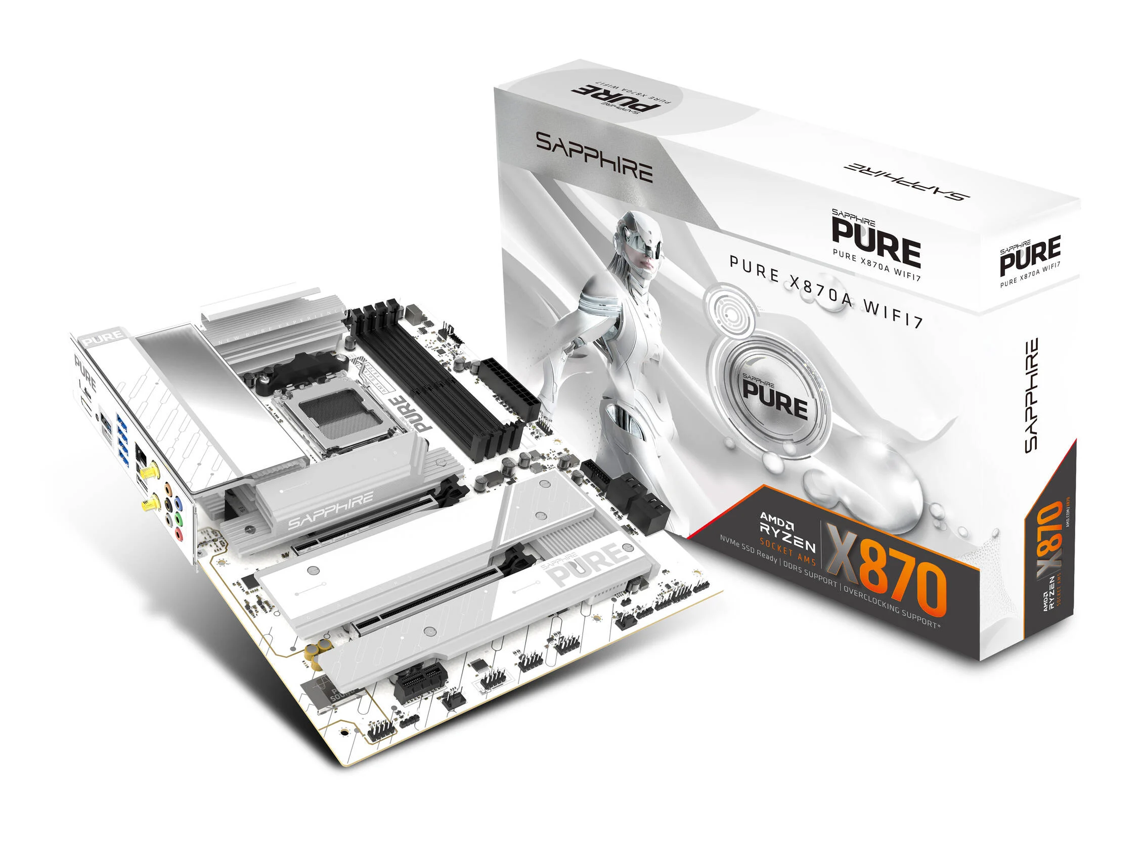 Sapphire MB PURE X870A WIFI7 AMD,AM5,DDR5,ATX