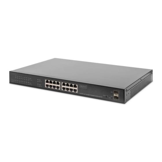 Digitus DN-95347-2 netwerk-switch Unmanaged Gigabit Ethernet (10/100/1000) Power over Ethernet (PoE) 1U Grijs