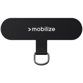 Mobilize Nylon Patch for Lanyard 5 Pieces - Black  (with metal ring)