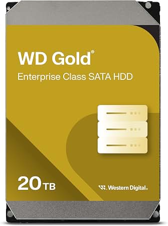 WD Gold 20TB HDD SATA 6Gb/s Enterprise