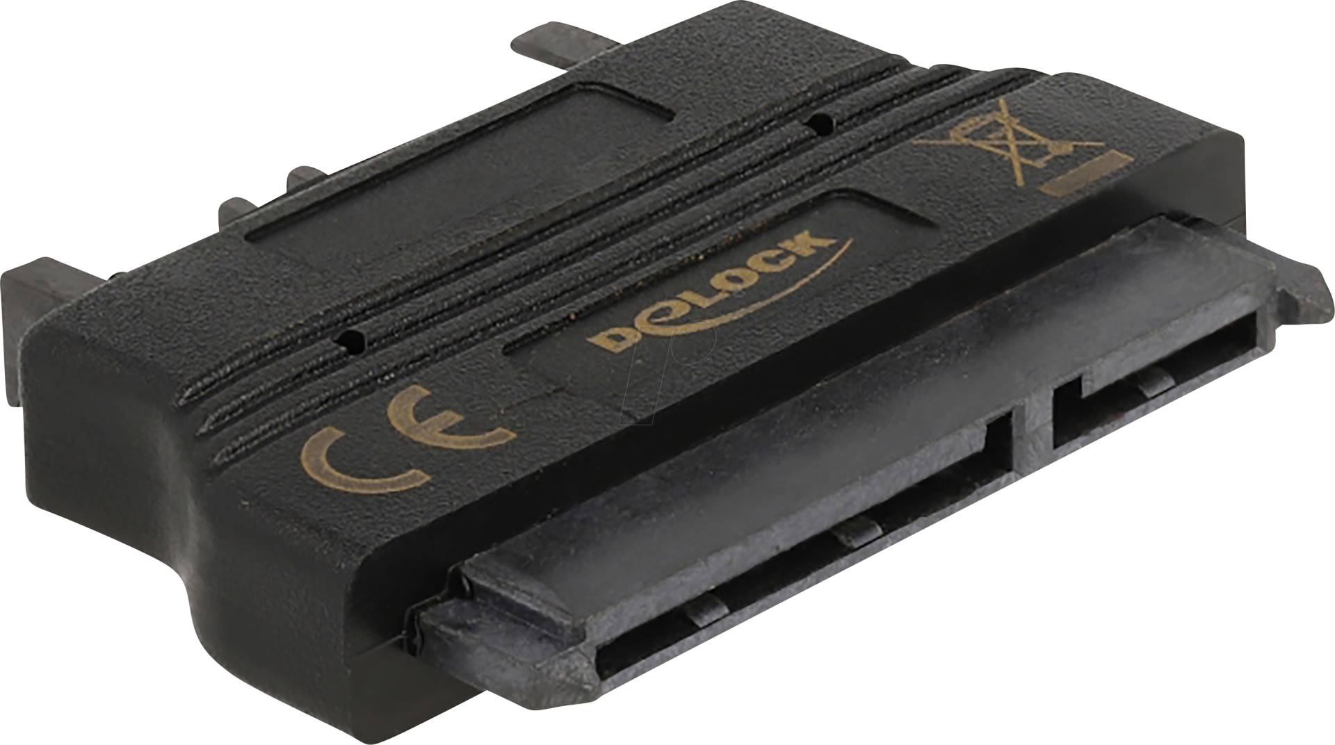 DeLOCK Adapter SATA SATA 22-pin FM SATA 13-pin M Zwart