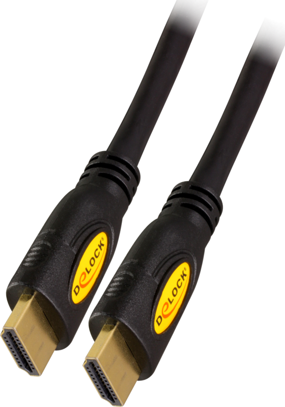 DeLOCK HDMI 1.4 - 3.0m HDMI kabel 3 m HDMI Type A (Standaard) Zwart