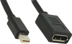 DeLOCK 65554 DisplayPort kabel 0,21 m Mini DisplayPort Zwart