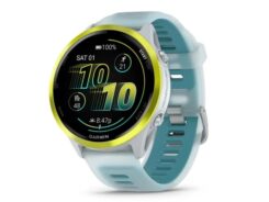 Garmin Forerunner 570 3,56 cm (1.4) AMOLED 47 mm Digitaal 454 x 454 Pixels Touchscreen Wit, Geel Wifi GPS
