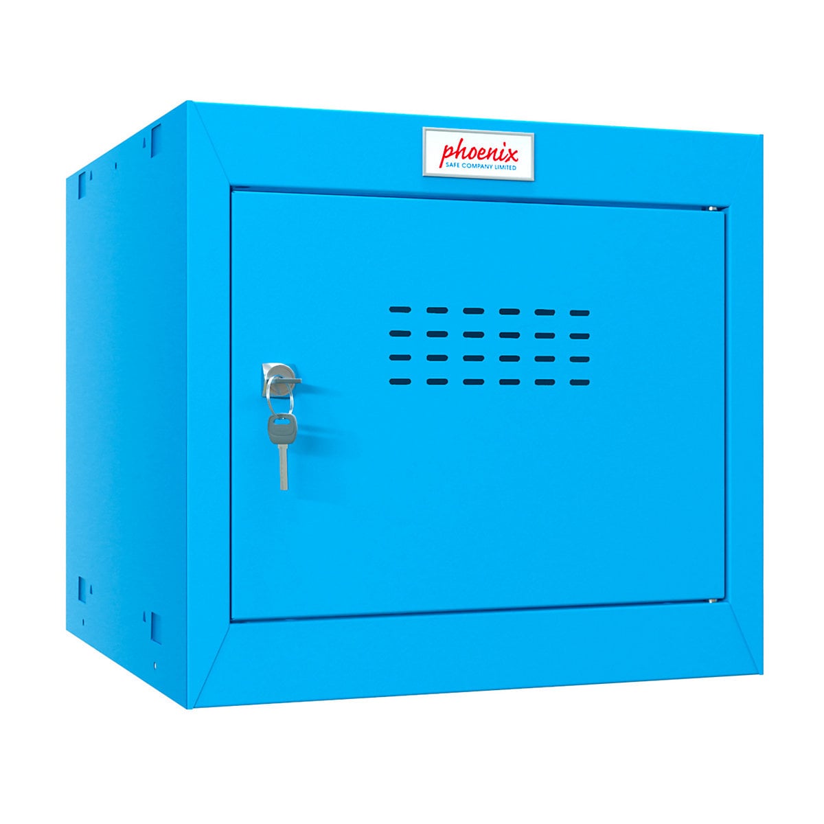 Phoenix Safe Co. Phoenix CL Series Size 1 Cube Locker in Blue with Key Lock CL0344BBK DD Persoonlijk kluisje