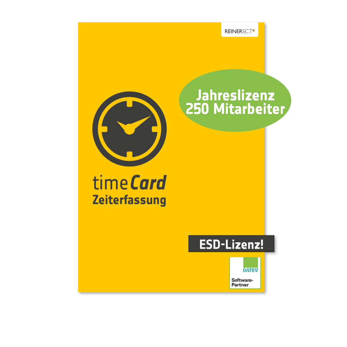 REINER SCT timeCard 10 Zeiterf. Erw. 250 MA 1 Jahr Laufzeit