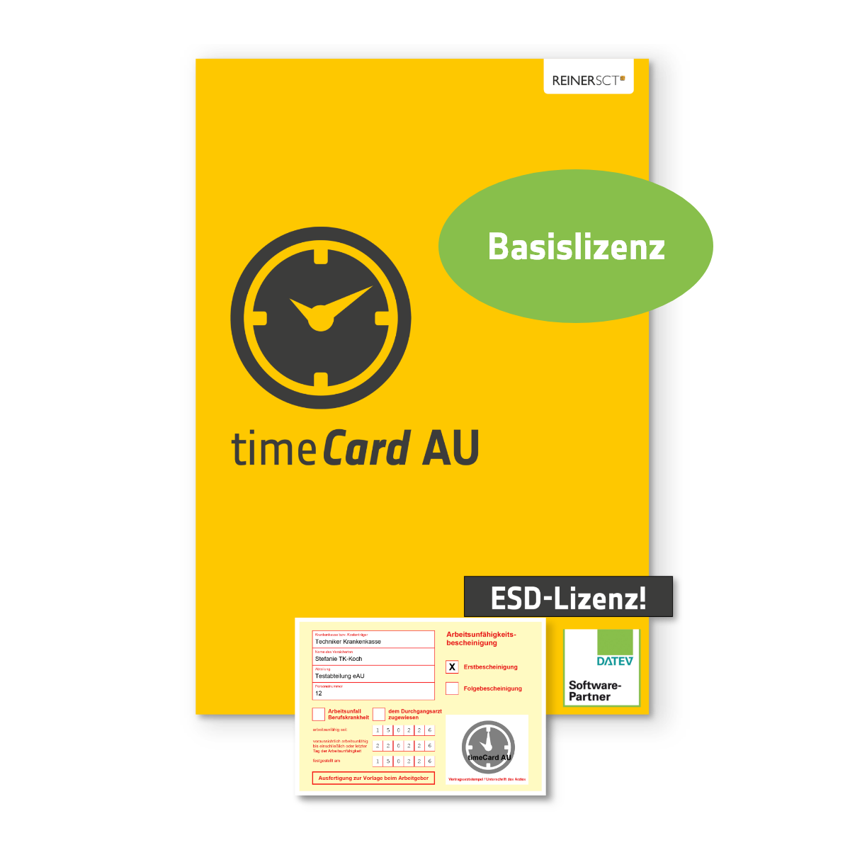 REINER SCT timeCard 10 AU Basisversion ohne Laufzeitbeschrän