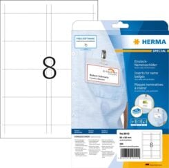 HERMA 9012 printeretiket Wit Niet-klevend printerlabel