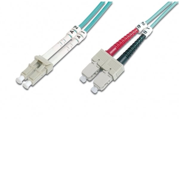 Digitus DK-2532-05/3 InfiniBand en Glasvezelkabel 5 m LC SC I-VH Aqua-kleur
