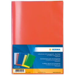 HERMA 19991 tijdschrift- & boekomslag 10 stuk(s) Blauw, Groen, Grijs, Rood, Geel