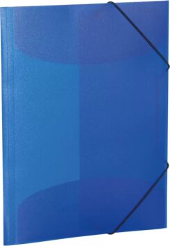 HERMA 19507 map Polypropyleen (PP) Blauw, Doorschijnend A4