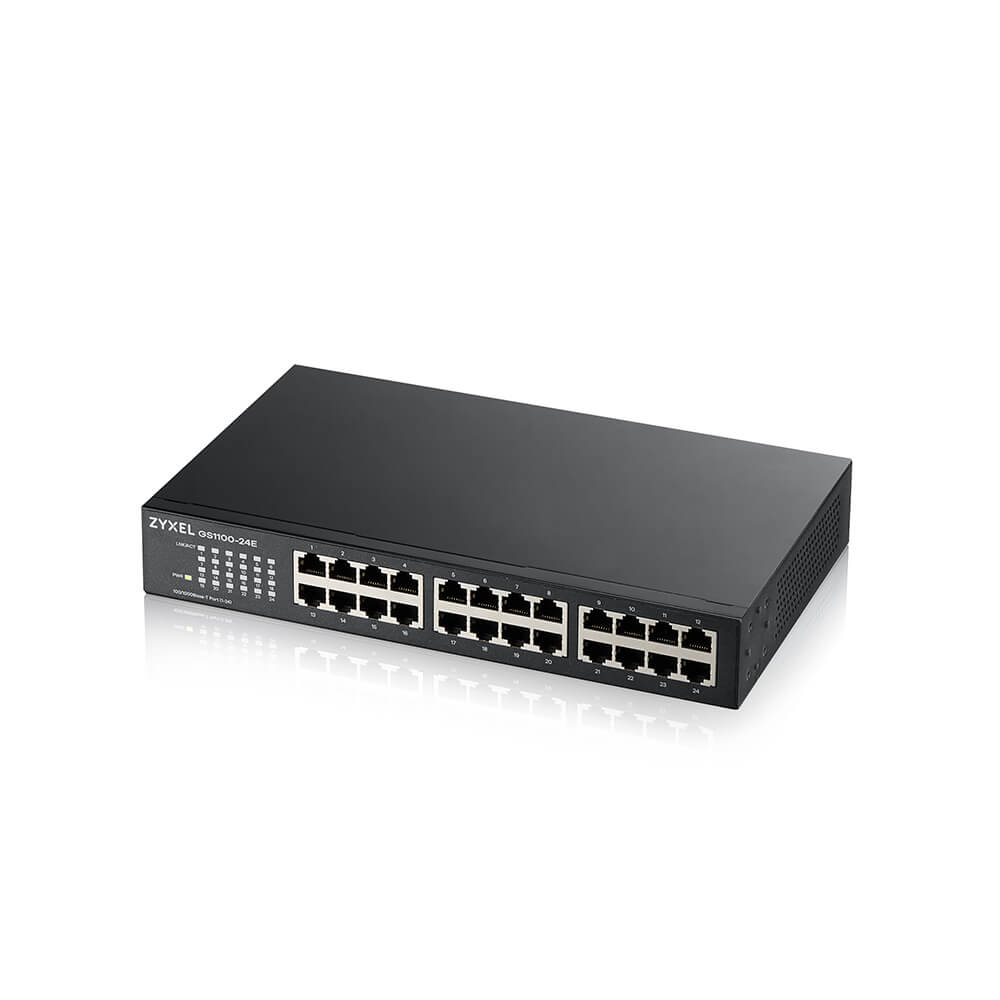 ZYXEL GS1100-24Ev4 Unmanaged + 24 port Gigabit Unmanaged Switch v4