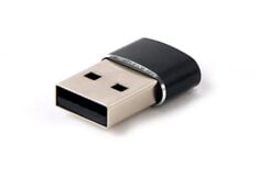 Gembird A-USB2-AMCF-02 tussenstuk voor kabels USB A USB C Zwart