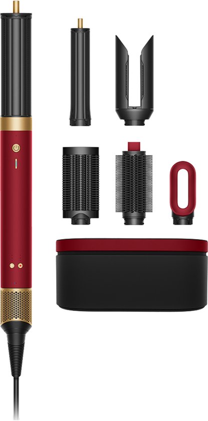 Dyson Airwrap Co-anda 2 x Straight & Wavy Red Velvet