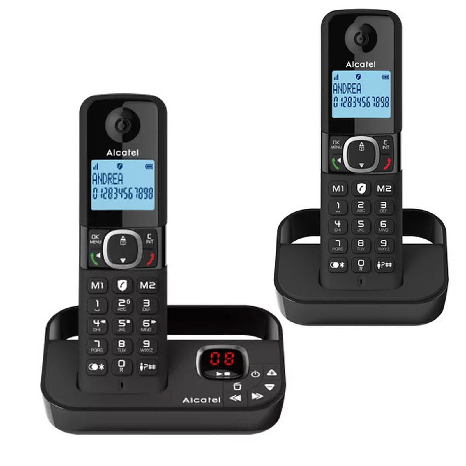 ALCATEL F860 - DECT Schnurlostelefon - Großes Display