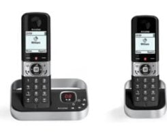 Alcatel F890 DECT-telefoon Nummerherkenning Zwart