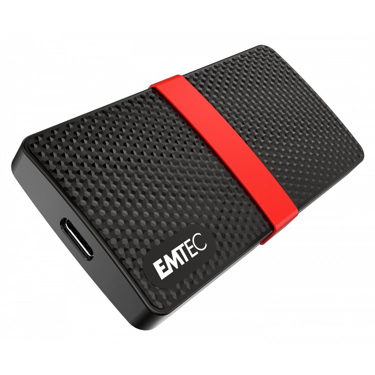 Emtec X200 128 GB USB Type-C 3.2 Gen 1 (3.1 Gen 1) Zwart, Rood