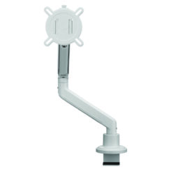 MONITOR ARM SOLID SINGLE WHITE GLOBAL
