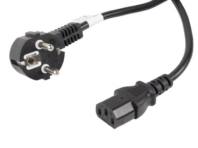 Lanberg CA-C13C-11CC-0100-BK electriciteitssnoer Zwart 10 m C13 stekker CEE7/7