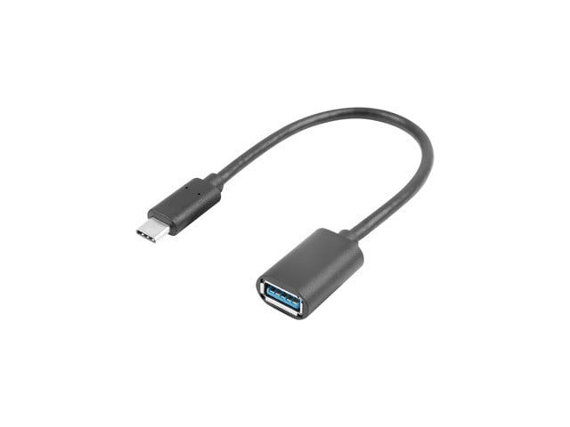 Lanberg AD-UC-UA-04 USB-kabel USB 3.2 Gen 1 (3.1 Gen 1) 0,15 m USB A USB C Zwart